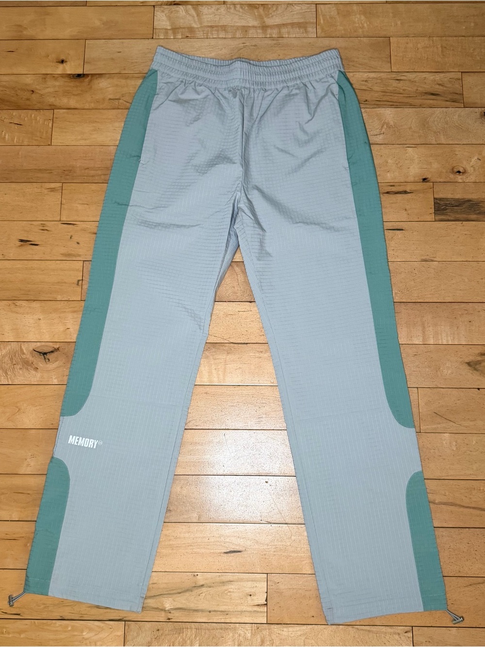Memory Lane Gray /Green Track Pants sz L